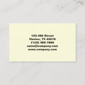 Moderne trendige Nagelkünstlerin Nail Salon Manicu Visitenkarte (Rückseite)