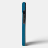 Moderne trendige Rennstreifen mit Monogramm Case-Mate iPhone Hülle (Rückseite / Links)