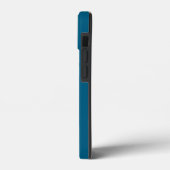 Moderne trendige Rennstreifen mit Monogramm Case-Mate iPhone Hülle (Rückseite / Links)