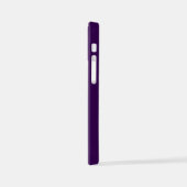 Moderne trendige Rennstreifen mit Monogramm iPhone Hülle (Linke Seite)