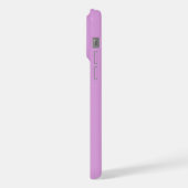 Moderne trendige Rennstreifen mit Monogramm iPhone Hülle (Linke Seite)
