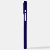 Moderne trendige Rennstreifen mit Monogramm iPhone Hülle (Linke Seite)