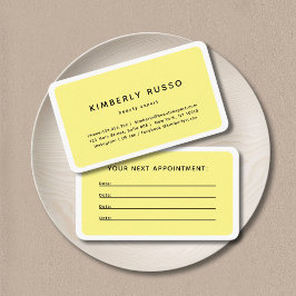 Moderne, trendige, Salon-Terminierungskarte Terminkarte