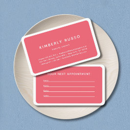 Moderne, trendige, Salon-Terminierungskarte Terminkarte