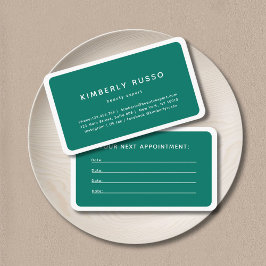 Moderne, trendige, Salon-Terminierungskarte Terminkarte