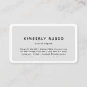 Moderne, trendige, Salon-Terminierungskarte Terminkarte (Vorderseite)