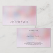 Moderne, trendige, stilvolle und farbenfrohe einfa visitenkarte (Vorne/Hinten)