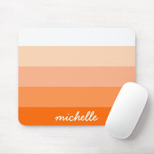 Moderne, trendige Streifen Personalisiert Mousepad (Mit Mouse)