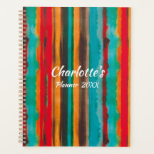 Moderne, trendige Streifen Personalisiert