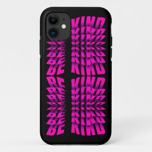 MODERNE TRENDIGE TEXT SEI FREUNDLICH ROSA TYPOGRAP Case-Mate iPhone HÜLLE