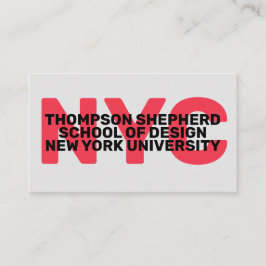 Moderne, trendige Visitenkarte