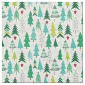 Moderne trendige Weihnachtsbaumen Feiertag Stoff (Muster)