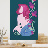 Moderne, trendige Wellness-Center-Illustration Poster (Küche)