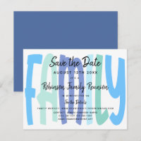 Moderne, trendige Wiedersehen-Save the Date-Karte