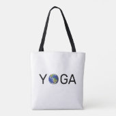 Moderne trendige Yoga-Erde Tasche (Rückseite)