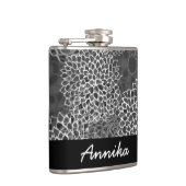 Moderne Trends floral Personalisiert Flachmann (Rechts)