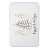 Moderne Trends Holiday Trees Badematte (Vorderseite Vertikal)