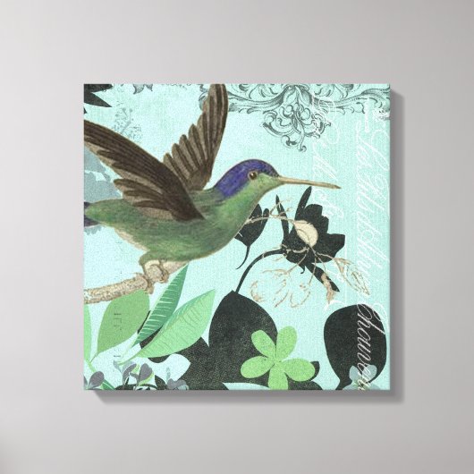 Moderne Trends Hummingbird Leinwanddruck (Vorderseite)