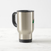 Moderne Trends Weihnachtsbäume Reisebecher (Vorderseite Links)