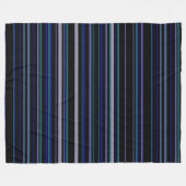 Moderne Trendstreifen Fleecedecke (Vorderseite (Horizontal))
