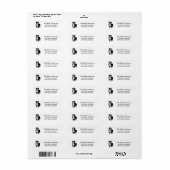 Moderne trendy Bernese Mountain Dog Rücksendeadres (Vorne)