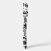 Moderne Trendy Black and White Hawaii Island Case-Mate iPhone Hülle (Rückseite / Rechts)