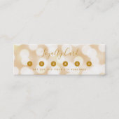 Moderne Trendy Calligraphy Champagne Bokeh Lights Treuekarte (Vorderseite)
