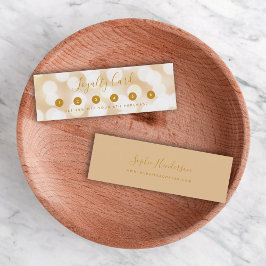 Moderne Trendy Calligraphy Champagne Bokeh Lights Treuekarte