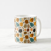 Moderne Trendy Cheetah Leopard Animal Print Kaffeetasse (VorderseiteRechts)