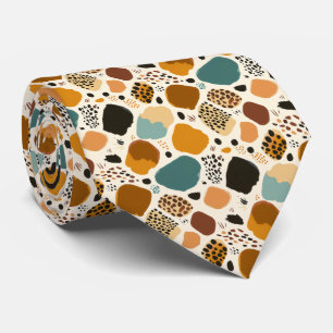 Moderne Trendy Cheetah Leopard Animal Print Krawatte