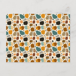 Moderne Trendy Cheetah Leopard Animal Print Postkarte