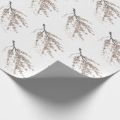 Moderne Trendy Cherry Blossom Baumzweig Geschenkpapier (Ecke)