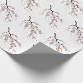 Moderne Trendy Cherry Blossom Baumzweig Geschenkpapier (Ecke)