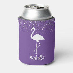 Moderne Trendy Flamingos Personalisiert Dosenkühler