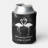 Moderne Trendy Flamingos Personalisiert Dosenkühler (Kanne Vorderseite)