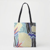 Moderne trendy floral Art von E.A. Séguy Tasche (Vorderseite)