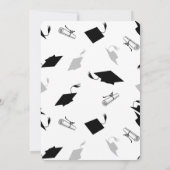 Moderne Trendy Foto Graduation Party Einladung (Rückseite)