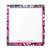 Moderne Trendy Fun Bohemisch Girly Notizblock (Vorderseite)