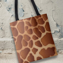 Moderne Trendy Giraffe Muster Safari Tier Tasche