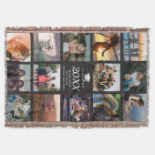 Moderne Trendy Instagram Graduate Foto Collage Decke (Vorderseite)