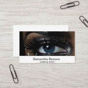 Moderne Trendy Makeup Artist Visitenkarte