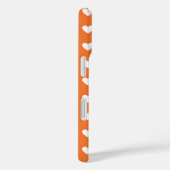 Moderne Trendy Orange Liebe Case-Mate iPhone Hülle (Rückseite / Rechts)