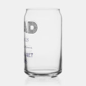 Moderne Trendy Personal Graduate 16oz Dosenglas (Links)