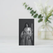 Moderne, trendy Script Beruflich Fotografie Visitenkarte (Stehend Vorderseite)