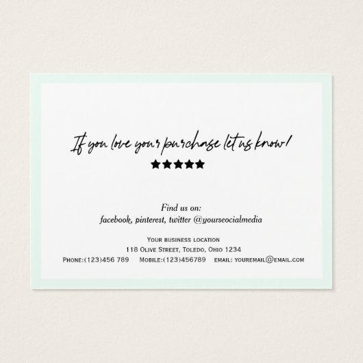 Moderne trendy Script QR Code Geschenkgutscheine (Rückseite)