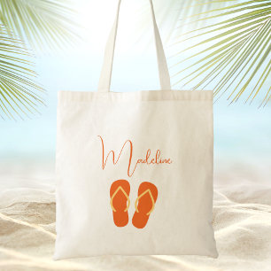 Moderne trendy Summer Script Name Tragetasche