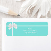 Moderne trendy türkise Blue Bling Diamond Bow (Insitu)