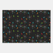 Moderne Trio-ll-Papierblätter aus dem Mittelalter Geschenkpapier Set (Vorderseite 2)