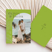 Moderne Tropenkarte Save the Date Einladung