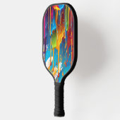 Moderne Tropffarbe Pickleball Schläger (Links)